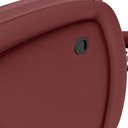 Ver imagem 7 de Poltrona do Papai Sala de Cinema Reclinável Kylie Glider Manual Giratória PU Vermelho G23 Gran Belo