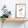 Quadros decorativos Patente Sapatos de Basquete - 2