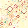 Papel de Parede Formas Geométricas Coloridas Sobre Amarelo Cola - 1
