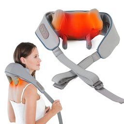 Aparelho Massagem Pescoço Ombros Terapêutica Portátil Recarregável - 2