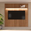 Ver imagem 1 de Painel para TV até 75 Polegadas com LED 185,5CMX183CM Liverpool Yescasa Marrom