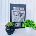 Ver imagem 3 de Decoração Sala Livro Fake + Dupla Vaso Branco/preto Decor