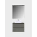 Ver imagem 4 de Gabinete para Banheiro com Cuba e Espelheira com Led 80cm Mdf Verde Dubai - On Móveis