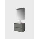 Ver imagem 5 de Gabinete para Banheiro com Cuba e Espelheira com Led 80cm Mdf Verde Dubai - On Móveis