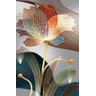 Quadro Decorativo Floral Moderno, Tela em Canvas na vertical ideal para ambiente de Sala e  Quarto - 2