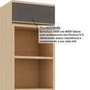 Ver imagem 6 de Paneleiro 3 Portas com Espaço para Micro-Ondas 70cm Brise Luciane Móveis