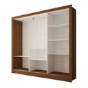 Ver imagem 5 de Guarda-roupa Casal Sophia Slim 3 Portas com Espelho - Panorama Móveis