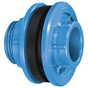 Adaptador PVC Liso e Rosca P/ Caixa Da Água Borracha De Vedação Irriga  40mm x 1.1/4'' Durín