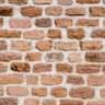 Papel de Parede Tijolos Rústicos com Argamassa Adesivo - 1