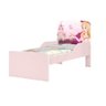 Cama Infantil NIC Princesa Com Colchão 100% MDF Cor Rosa JA - 2