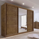 Ver imagem 7 de Guarda Roupa com Espelho Casal 3 Portas 6 Gavetas 100% Mdf Miami