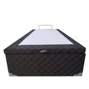 Ver imagem 2 de Cama Box Baú Blindado Solteiro AColchoes Poliéster Preto 41x78x188