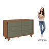 Cômoda Infantil 6 Gavetas 100% Mdf Premium Mabel - 4