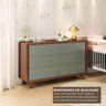 Cômoda Infantil 6 Gavetas 100% Mdf Premium Mabel - 7