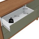 Ver imagem 5 de Cômoda Infantil 6 Gavetas 100% Mdf Premium Mabel