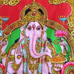 Painel Lord Ganesha Tecido 110x78cm - 2