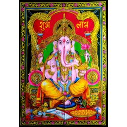Painel Lord Ganesha Tecido 110x78cm - 1