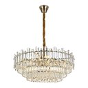 Ver imagem 4 de Lustre Pendente Nordecor Koine 2909 80cm Ouro Brilho E14 Bivolt