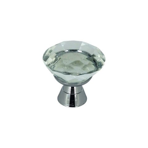 Puxador para Móveis 9667 29mm Ponto com Cristal