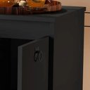 Ver imagem 4 de Buffet / Balcão Ja Estilo Retrô com Pés em Madeira Maciça Cor Preto Jm