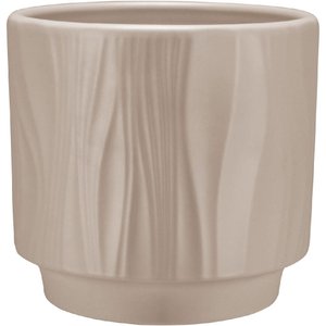 Cachepô Vaso Decorativo Planta Home&co Cerâmica 12x13x13cm Bege