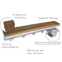 Ver imagem 6 de Cabideiro Strassis Design Sd-5004 Branco