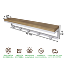 Ver imagem 5 de Cabideiro Strassis Design Sd-5004 Branco