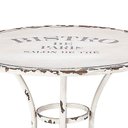 Ver imagem 3 de Mesa Bistrô Paris Branca em Ferro Oldway - 75x71cm