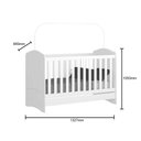Ver imagem 4 de Berço Mini-cama Bala de Menta Branco Moveis Henn