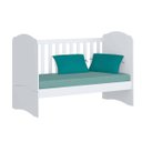 Ver imagem 2 de Berço Mini-cama Bala de Menta Branco Moveis Henn