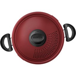 Espagueteira Tramontina Antiaderente Paris 24cm Vermelho - 2