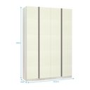 Ver imagem 3 de Guarda-roupa Solteiro Luciane 4 Portas 3 Gavetas Prime Plus 160 Cm