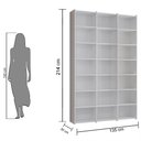 Ver imagem 4 de Estante para Livros Montenegro Casa Mobília Movelaria