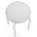 Ver imagem 5 de Banqueta Cozinha Baixa Empilhável Industrial Jully D03 - D'Rossi Branco
