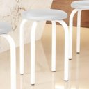 Ver imagem 1 de Banqueta Cozinha Baixa Empilhável Industrial Jully D03 - D'Rossi Branco