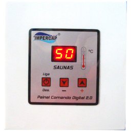 Sauna Vapor Elétrica 18kw Inox 32m³ Comando Digital Impercap - 1