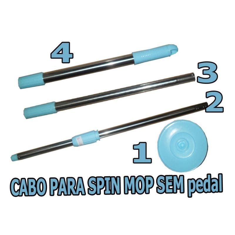 Cabo Avulso 1,60 Mts Para Balde Spin And Go Pró Sem Pedal - Per - 3