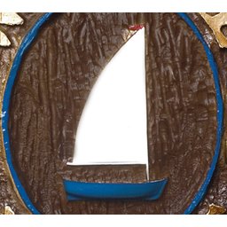 Placa de parede em resina - Welcome Friends Náutico - 2