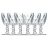 JOGO TACAS LUXXOR VIDRO CRISTAL DIAMANTE 6PCS 340ML AGUA VINHO SUCO TAÇA COPO - 3