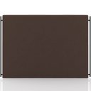 Ver imagem 2 de Cabeceira Cama Box King 195cm Estofada Goya P05 Veludo Marrom - Lyam Decor