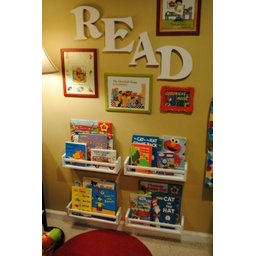 Prateleira para Livros Infantil Montessoriano 60cm - 4 Peças - 6