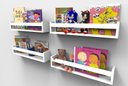 Ver imagem 1 de Prateleira para Livros Infantil Montessoriano 60cm - 4 Peças