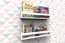 Ver imagem 2 de Prateleira para Livros Infantil Montessoriano 60cm - 4 Peças