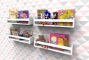 Ver imagem 3 de Prateleira para Livros Infantil Montessoriano 60cm - 4 Peças