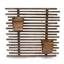 Ver imagem 1 de Jardim Vertical Floreira 2 Cachepot Vaso Madeira pinus 3577