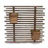 Jardim Vertical Floreira 2 Cachepot Vaso Madeira pinus 3577 - 1