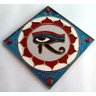 Mandala Olho de Hórus em Espelho de 15x15cm - 1