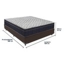 Ver imagem 3 de Cama Box Marrom e Colchão Airtech 150 Espuma D45 Casal Ortobom