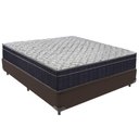 Ver imagem 1 de Cama Box Marrom e Colchão Airtech 150 Espuma D45 Casal Ortobom