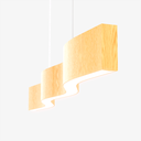 Ver imagem 1 de Lustre Madeira Retangular Linear Led Integrado 98cm -snk 01 - Tauari Bf